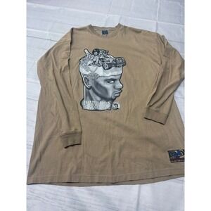 Givemeface XXL Long Sleeve Graphic‎ T Shirt Hip Hop Rap Tee